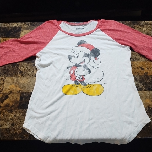 Disney Tops - Disney Red and White Graphic Tee